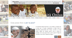 Desktop Screenshot of cuoreamico.org